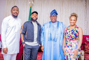 Akpabio Receives Afrobeat Star, Davido on Courtesy visit