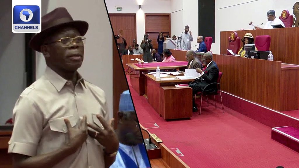 Senate approves death penalty for importers, dealers in Cocaine, Heroin, others. Oshiomhole, colleagues protest